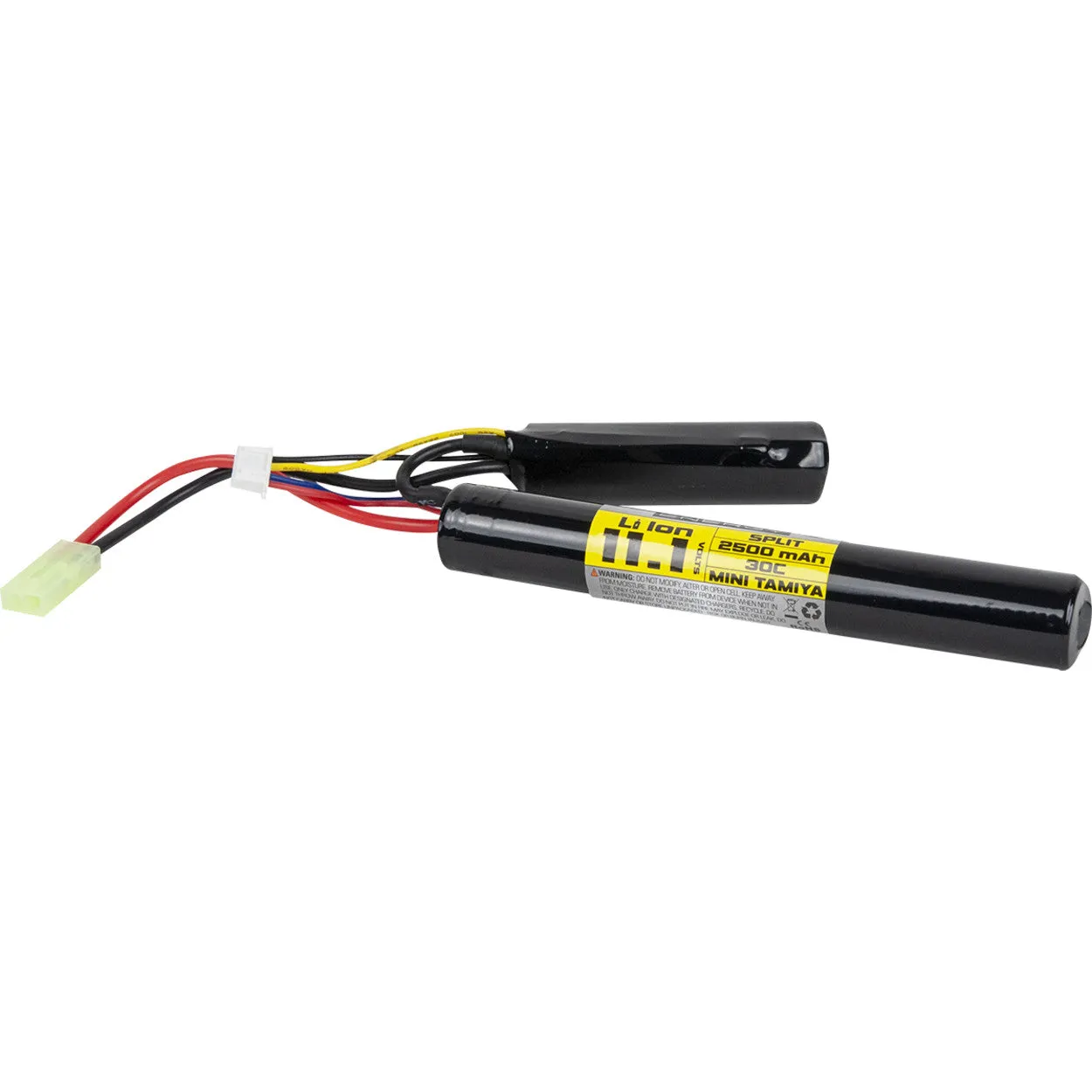 Valken Energy 11.1v 2500mAh 30c High Output Split-Type Li-Ion Battery