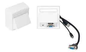 Wall Box Vga, Usb, Stereo 3,5