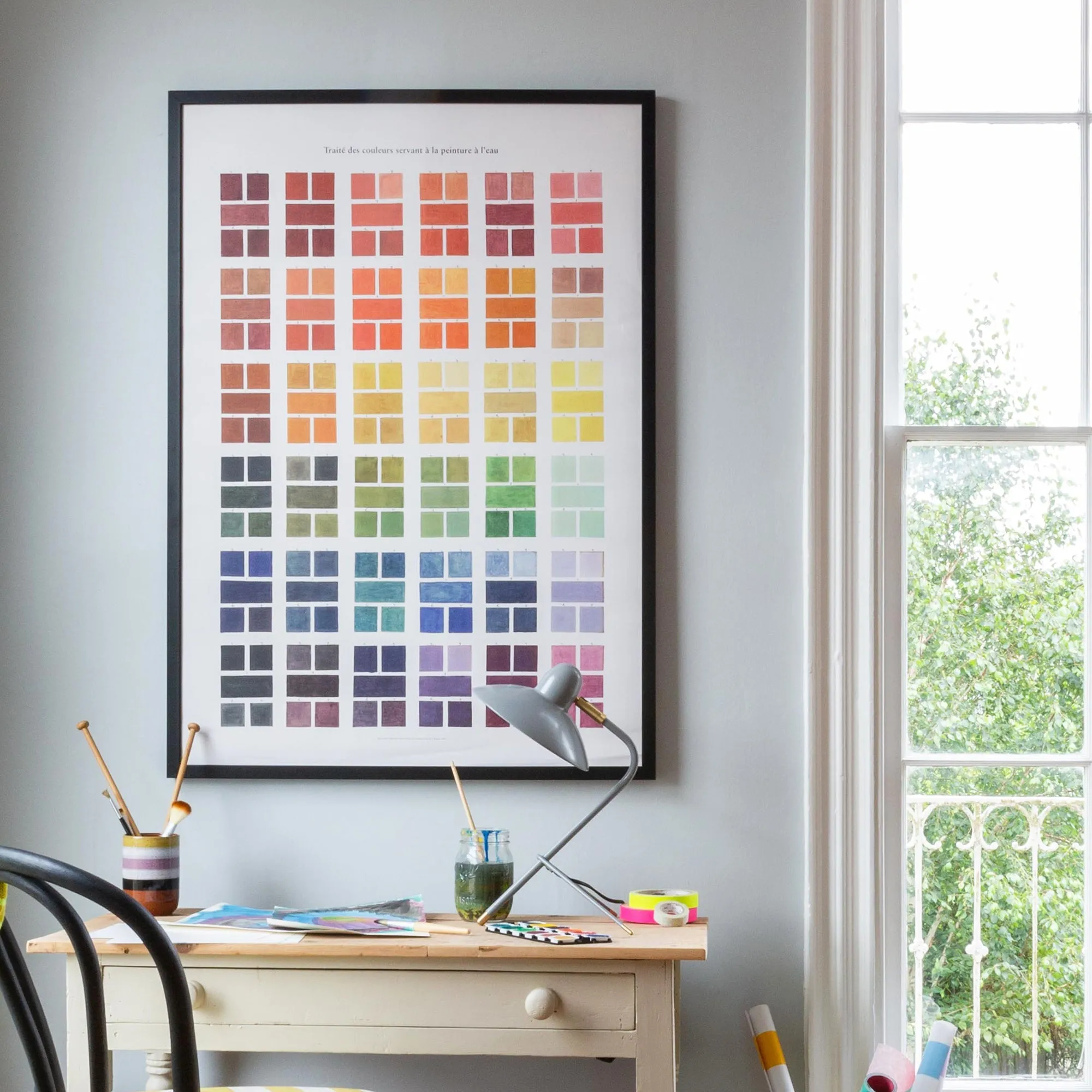 Watercolour Swatches Fine Art Print - Unframed 18 x 24 inches