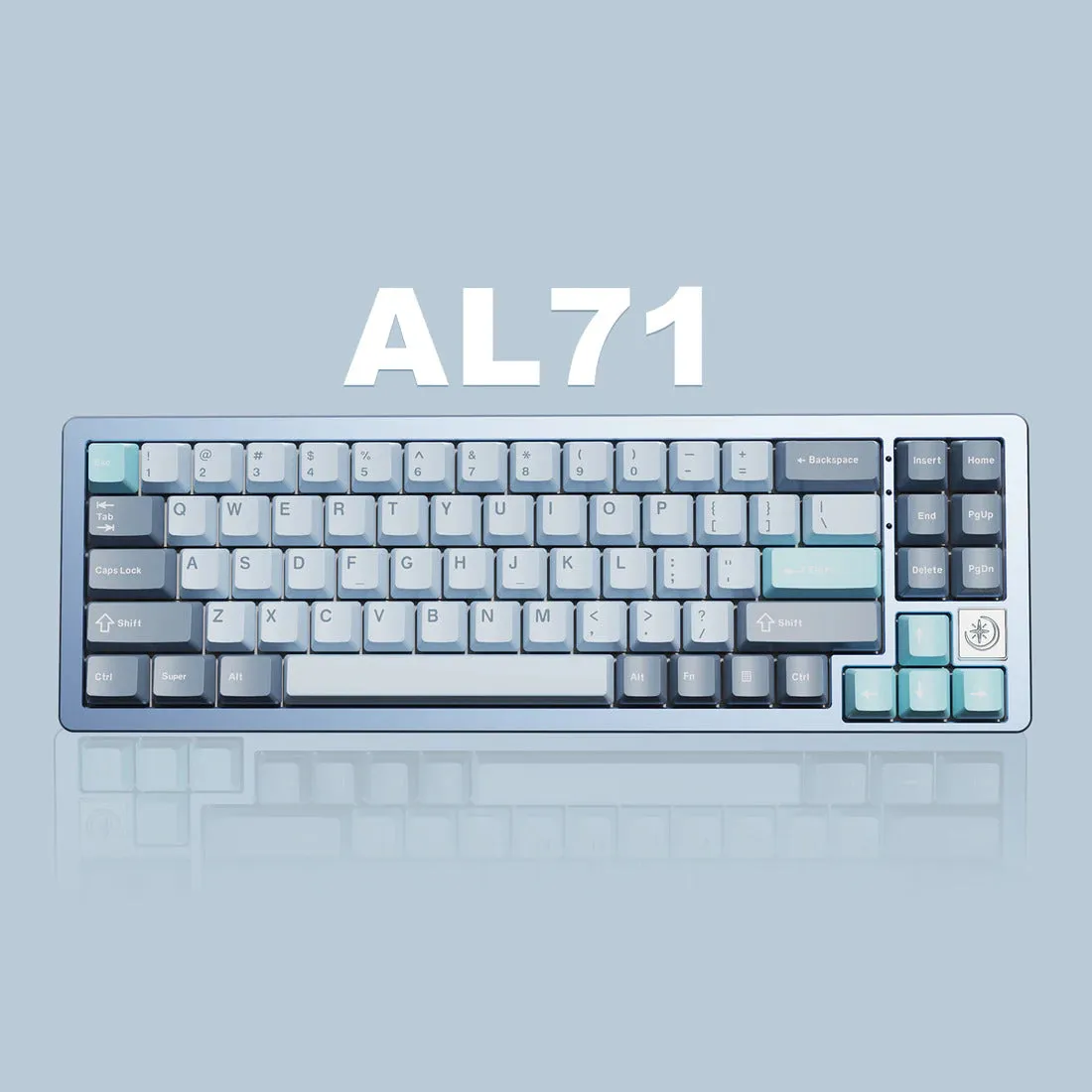 YUNZII AL71 Aluminum Wireless Keyboard