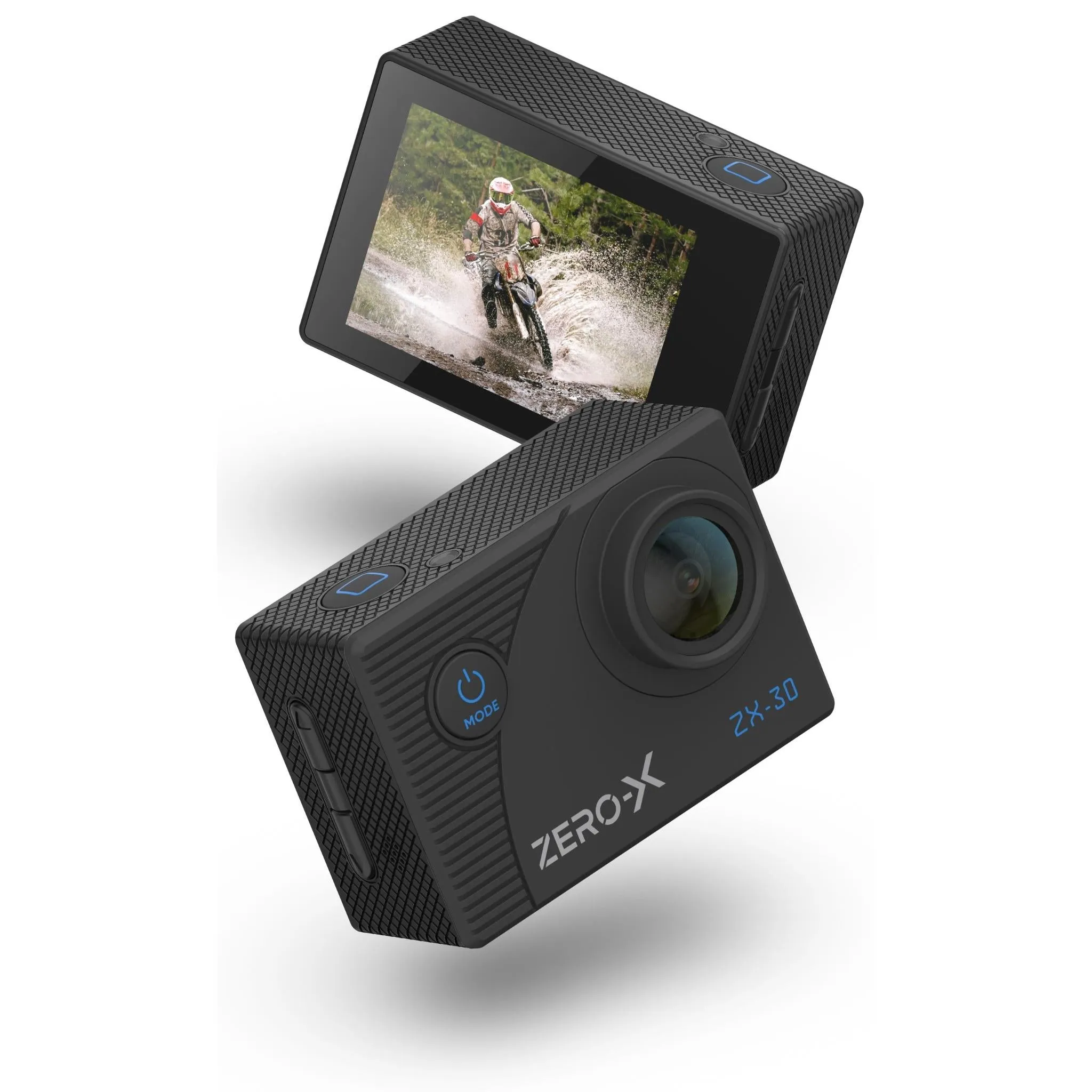 Zero-X ZX-30 4K UHD Action Camera with Touch Screen & Wi-Fi